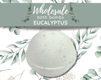 Eucalyptus Wholesale Bath Bombs, Wholesale Bulk Floral Bath Fizzies, Baby Bridal Shower Favors, Birthday Party