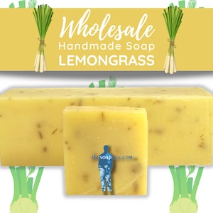Lemongrass Soap | Handmade Soap, Natural Soap, Vegan Soap, Homemade Soap, Wholesale Soap, Bulk Favors Soap, Cut Into Bar Soap