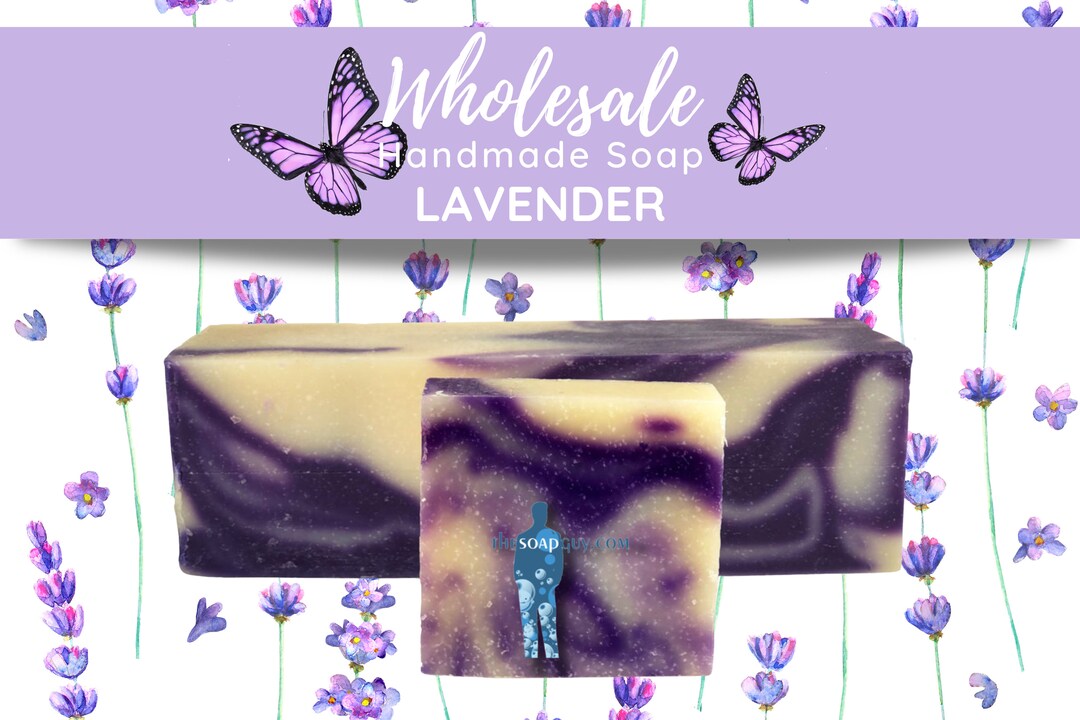 Lavender Soap Loaf | Handmade Vegan Bar Soap | Wholesale Bulk Bars - Etsy