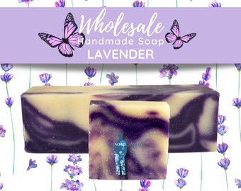 Lavender Soap Loaf | Handmade Vegan Bar Soap | Wholesale Bulk Bars