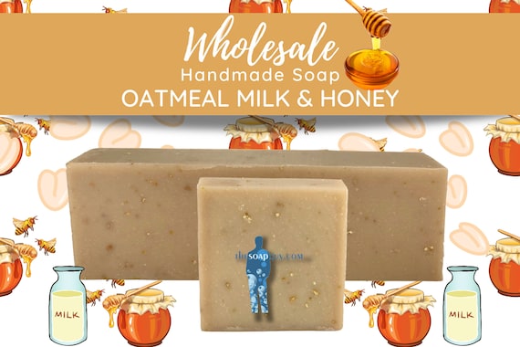 Oatmeal Milk & Honey Handmade Soap | Natural Wholesale Bar, Cold Process