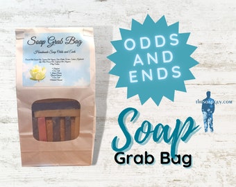 Wholesale Handmade Soap Grab Bag, 2.5 pounds random mix of Odds and Ends soap