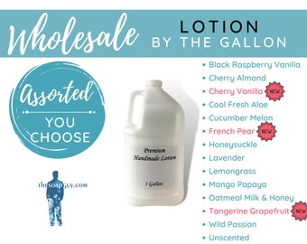 Gallon of Lotion Wholesale Bulk | Gifts for Her, Him, Gift Baskets, Bridal Favors, Baby Favors