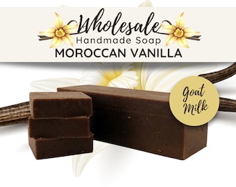 Moroccan Vanilla Goat Milk Soap | Handmade Natural Bar Soap | Wholesale Bulk Bars
