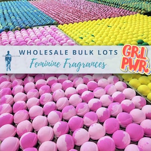 Feminine Assorted Bath Bombs | Handmade Wholesale Bath Bombs | Bulk Party Favors