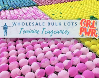 Feminine Assorted Bath Bombs | Handmade Wholesale Bath Bombs | Bulk Party Favors