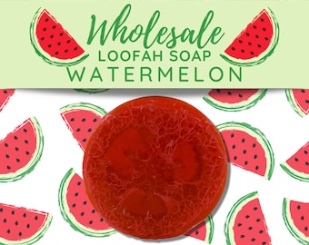 Watermelon Loofah Bars Wholesale Set | Gifts for Her, Bridal Shower Favors, Baby Shower Favors, Gift Baskets, Personal Use, Soap Bar