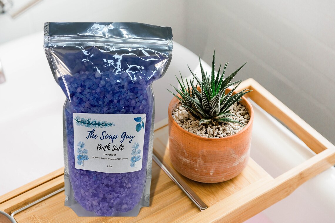 Sea Salt Bath Soak Bulk Lot Bath Salt Self Care Gift for Etsy