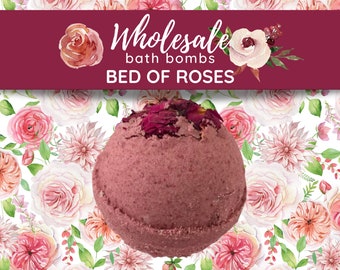 Bed of Roses Wholesale Bath Bombs, Wholesale Bulk Bath Fizzies, Baby Bridal Shower Favors, Birthday Party