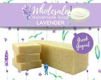 Lavender Greek Yogurt Soap | Handmade Soap, Natural Soap, Homemade Soap, Wholesale Soap, Bulk Favors Soap, Cut Into Bar Soap