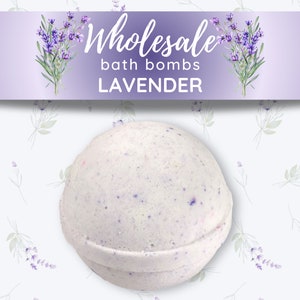 Lavender Bath Bomb | Handmade Wholesale Bath Bombs | Bulk Party Favors