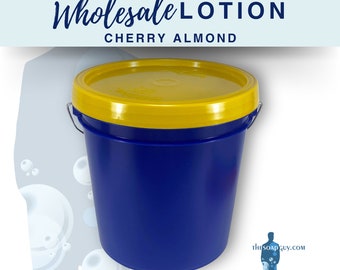 Wholesale Cherry Almond Lotion by the Gallon | Bulk Natural Skincare for Resellers