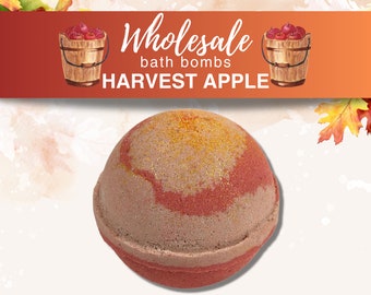 Harvest Apple Bath Bomb | Handmade Wholesale Bath Bombs | Bulk Party Favors