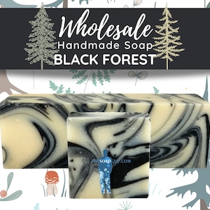 Black Forest Soap | Handmade Soap, Natural Soap, Vegan Soap, Homemade Soap, Wholesale Soap, Bulk Favors Soap, Cut Into Bar Soap