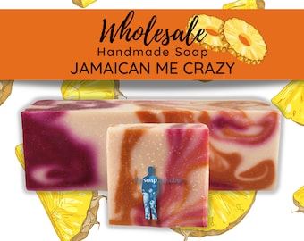 Jamaican Me Crazy Soap Loaf | Handmade Vegan Bar Soap | Wholesale Bulk Bars