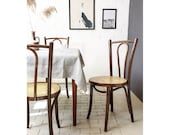 Vintage Bentwood Chair in Thonet Style (No. 56) Bentwood Coffee House Chair Chair Old Design Classic Solid Wood Chair Replica Replica