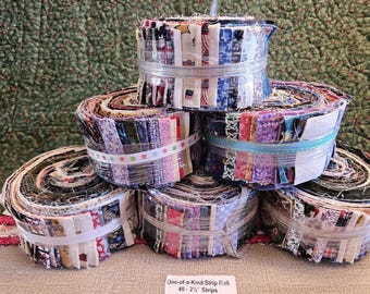 SCRAPPY JELLY ROLL - Choose Holiday or Varied