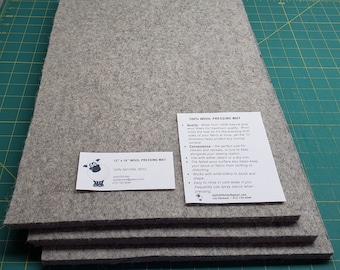 100% Wool Pressing Mat 12 x 18- Great Anytime Gift! Treat Yourself!