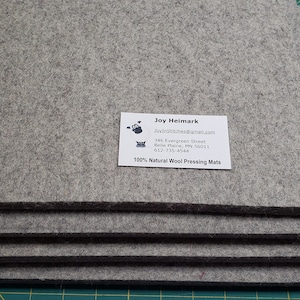 BARGAIN BIN - Quantities just updated!  Check it out!  100% Natural Wool Pressing Mats - Discounted Remnants - Great Any Time Gift!