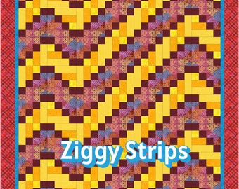 Ziggy Strips Quilt Pattern