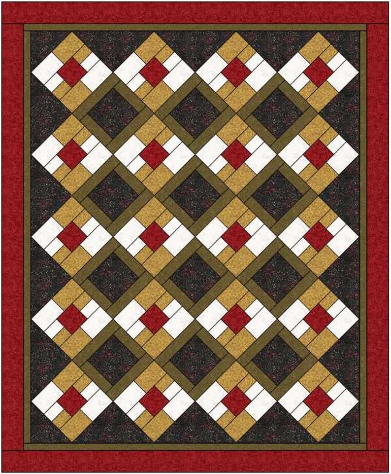 Tipsy Boxes Quilt Pattern Etsy