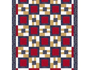 Plaid Boxes Quilt Pattern
