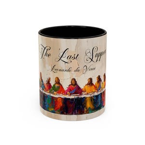 The Last Supper Artistic Oil Painting Mug, Timeless Faith & Beauty