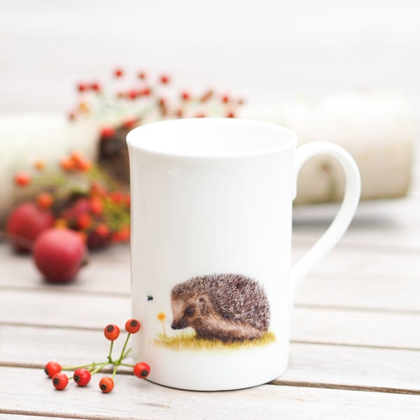 Tasse aus Porzellan "Lieber Igel" - Bestseller Geschenk Helle Tage Kaffeetasse Teetasse Igel hedgehog Waldtiere Stachel