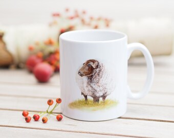 Tazza con nome personalizzabile, 330 ml, "Cozy Sheep" - Bestseller Bright Days Favorite Cup Tazza da caffè Tazza da tè