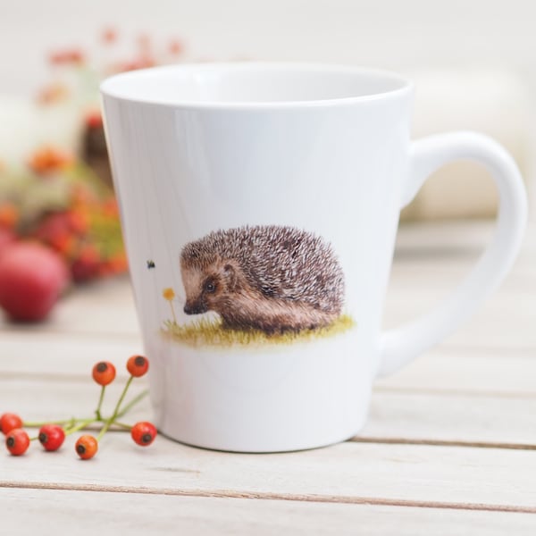 Large cup 330 ml "Little Hedgehog" - Bestseller Bright Days coffee cup tea cup handmade forest animals prickly animal
