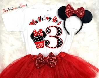 Minnie mouse 3rd birthday outfit clearance