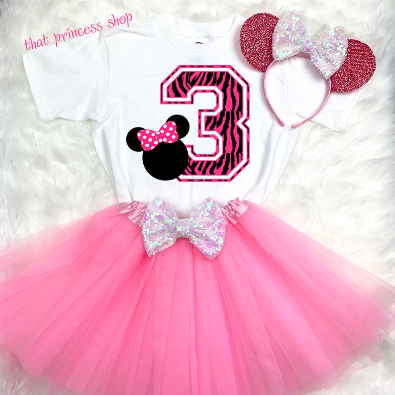 Cowgirl Pony Pink Purple Girl 3rd Third Birthday Tutu Outfit Set Shirt Party
