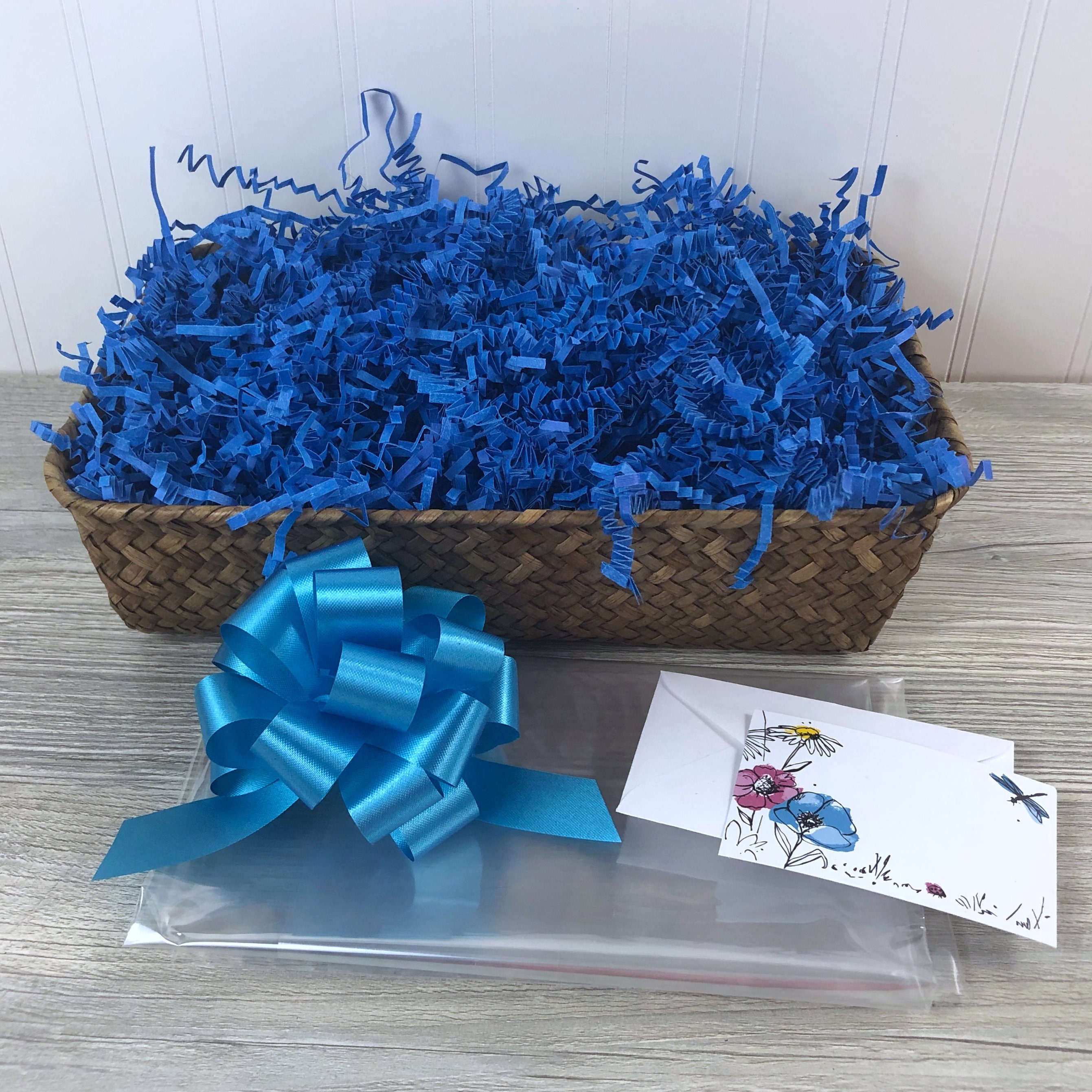 DIY Gift Basket Kit Medium Sea Grass Basket Set Empty Gift Etsy