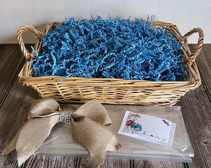 Baskets For Gifts Empty, 6 Pack Sturdy Empty Gift Basket With Handles Kraft Tray