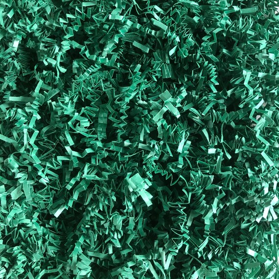 Green Crinkle Paper 1 Lb. Shredded Paper for Gift Baskets and Etsy
