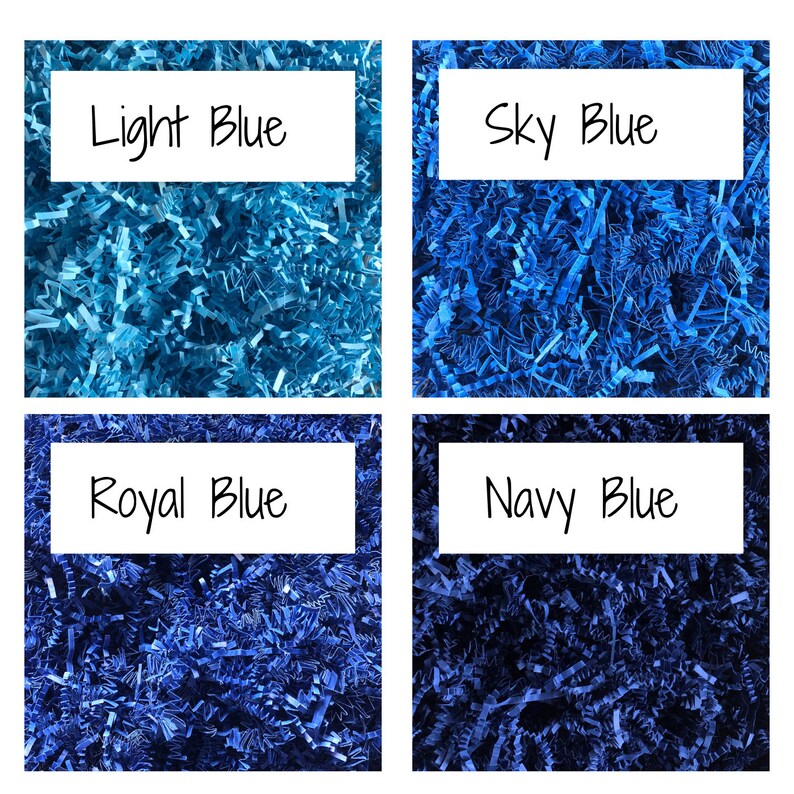 Crinkle Paper 2 Lbs Mix or Match Shredded Paper for Gift Etsy