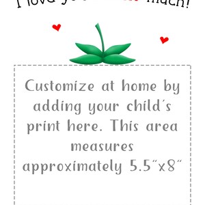 Valentine's Day Handprint Art, I Love You Berry Much, DIY Valentines Day craft, DIY Kid Crafts, Valentine's Day card, Strawberry Handprint image 3