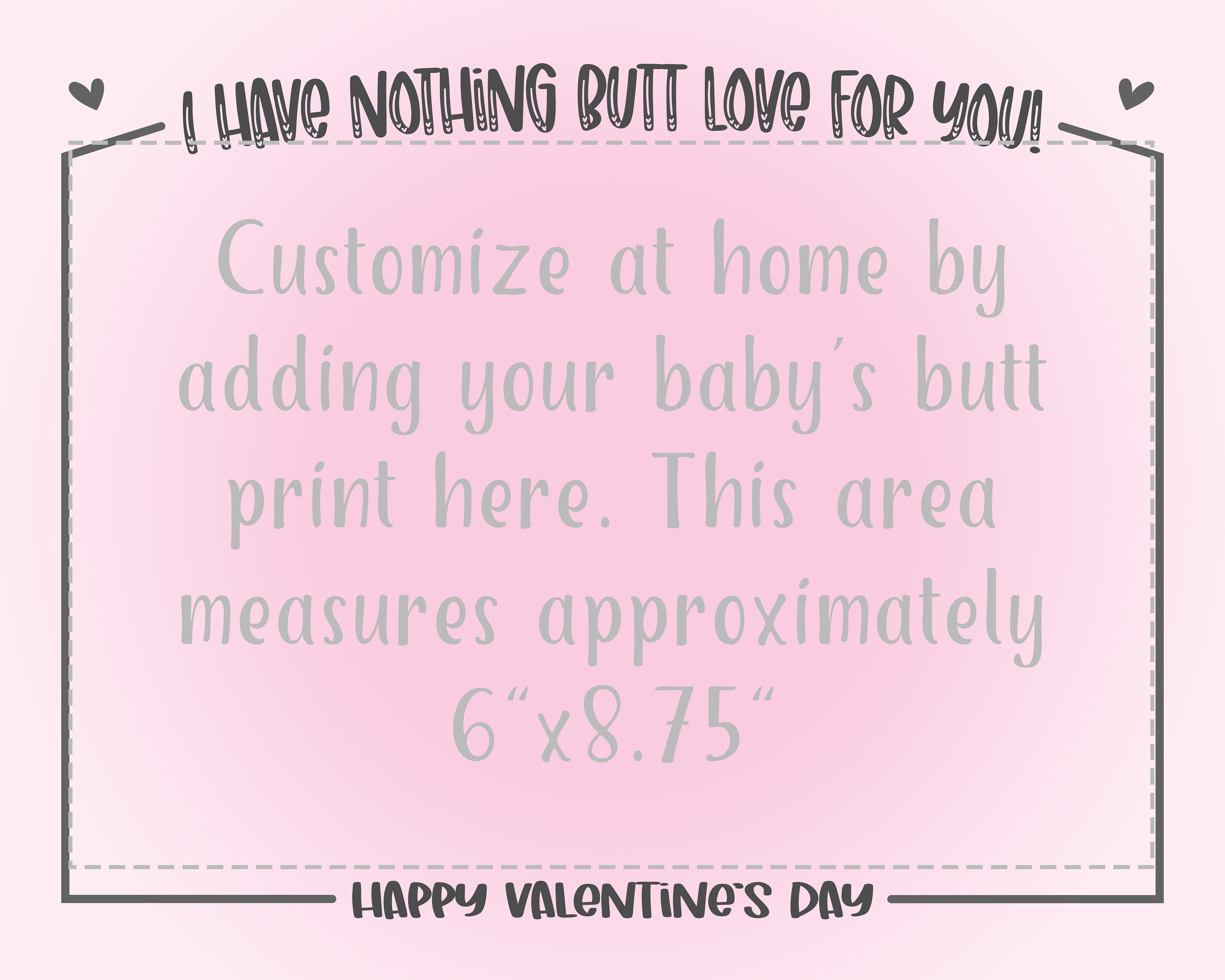 Valentine's Day Printable Card DIY Valentines Day Craft | Etsy