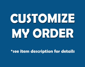Personalize/Customize my Order, Turnaround time is 24 to 48 hours, Perfect Chaos Digitals