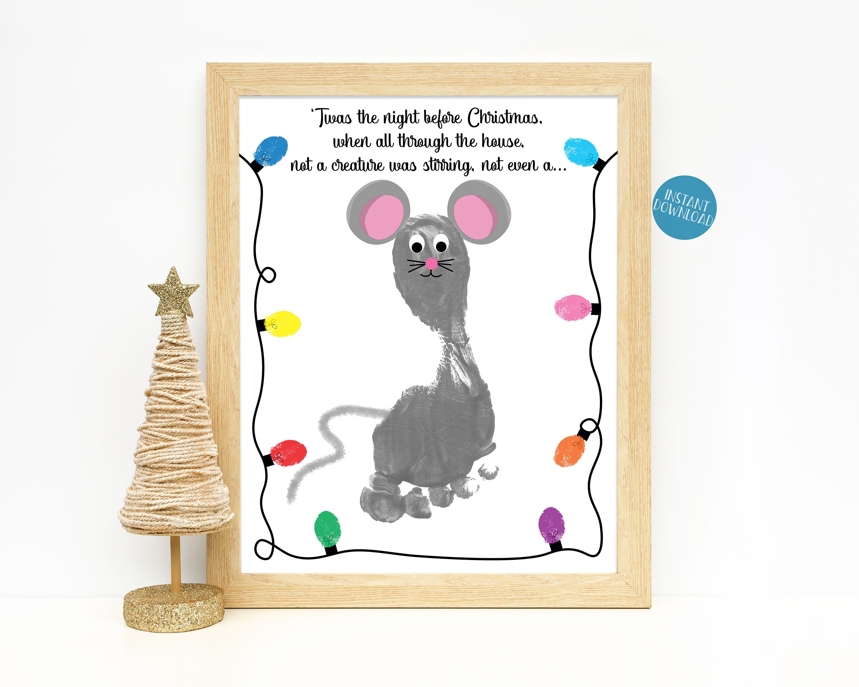 christmas footprint art, baby toddler diy kids craft, first