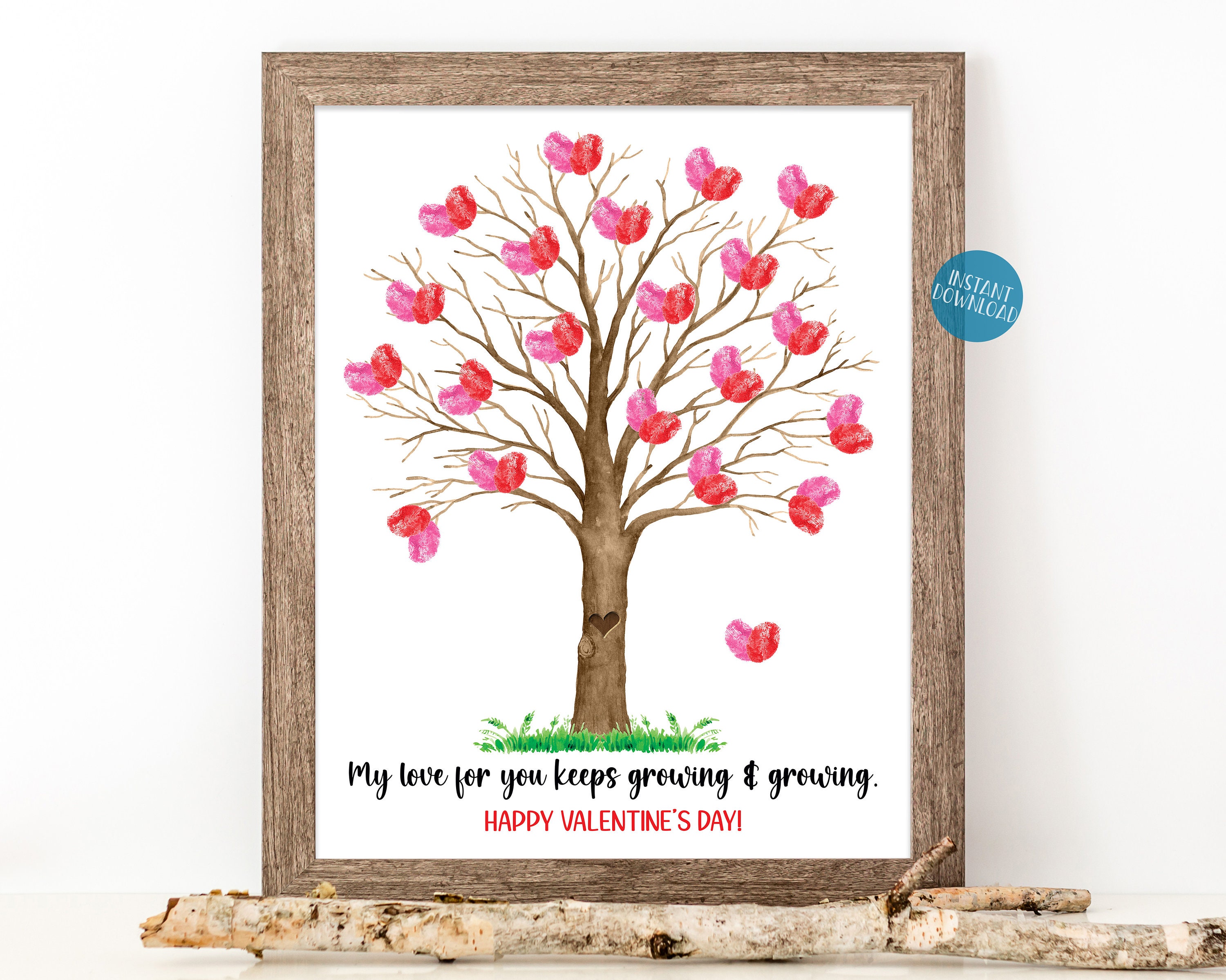 Handprint Art Project for Kids, Valentine's Day Card From Kids ...