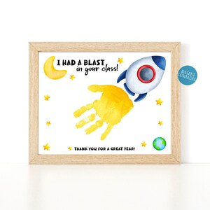 Teacher end of year gift, Handprint craft Teacher Appreciation Gift, Custom teacher gift ideas, Handprint art end of school teacher present