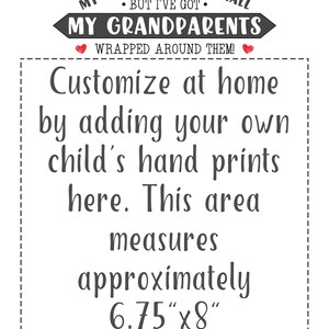 Grandparents Day Craft for Kids, Grandparents Day Printable Card ...