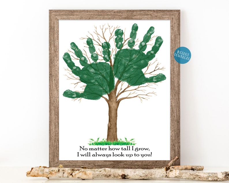 Handprint Art Toddler Keepsake DIY Kid Craft No Matter How image 1