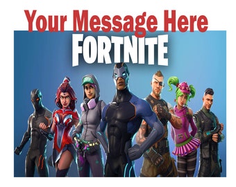  - fortnite edible image round