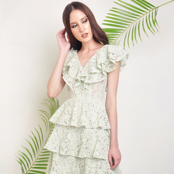 layered lace dresses