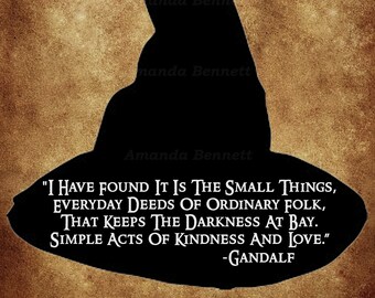 Citation De Gandalf Etsy France