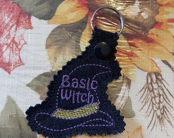 Basic witch keychain