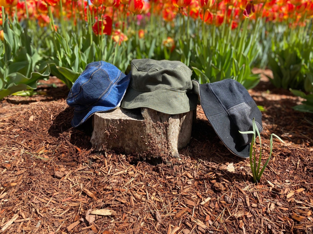 Recycled Denim Bucket Hat - Etsy