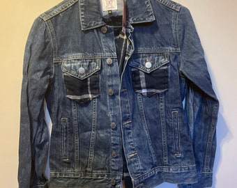 Paid upcycled denim jacket